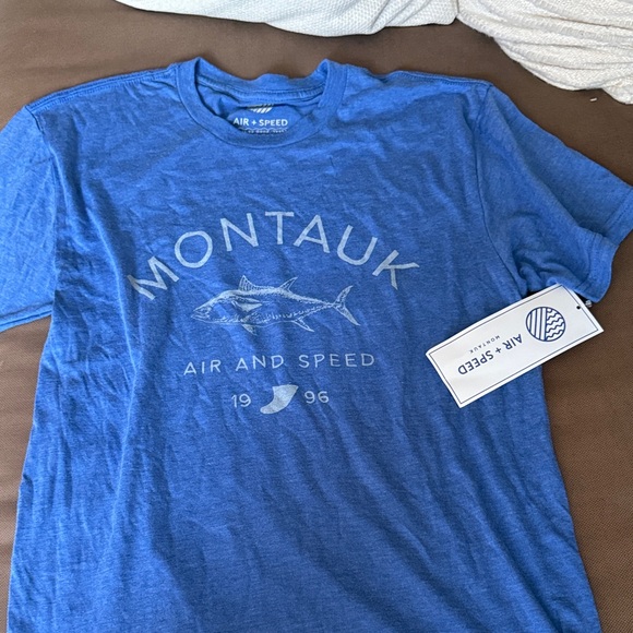 Blue Montauk Air & Speed T-Shirt for Men - Picture 1 of 5